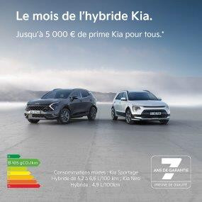 Le mois de l'hybride Kia.